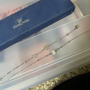 Swarovski original necklace and bracelet